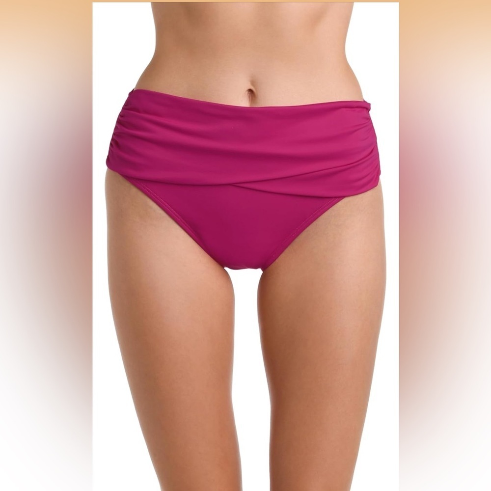 La Blanca Women's Island Goddess Mid Waist
Pant Bikini 12/ 633-bb1